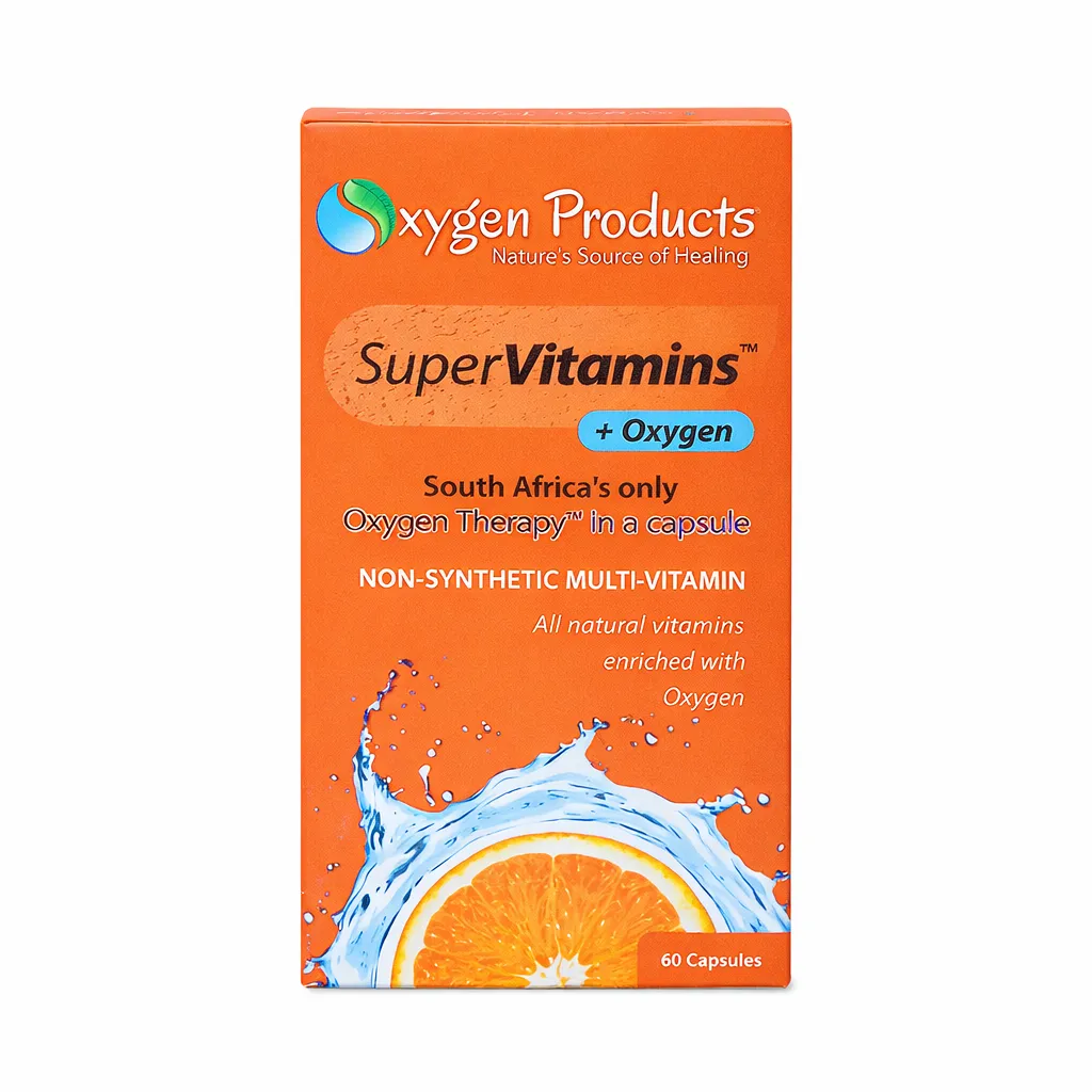 Oxygen Products SuperVitamins™ packaging close-up.webp