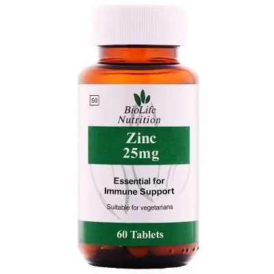 Zinc 25mg 60 Tabs