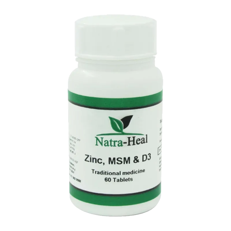 Zinc, MSM & D3 Tablets 60