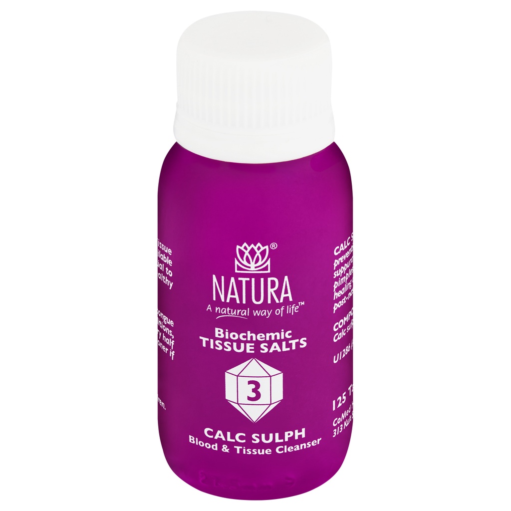 NATU03_Tissue Salt Calc Sulphur No3 Tab 125