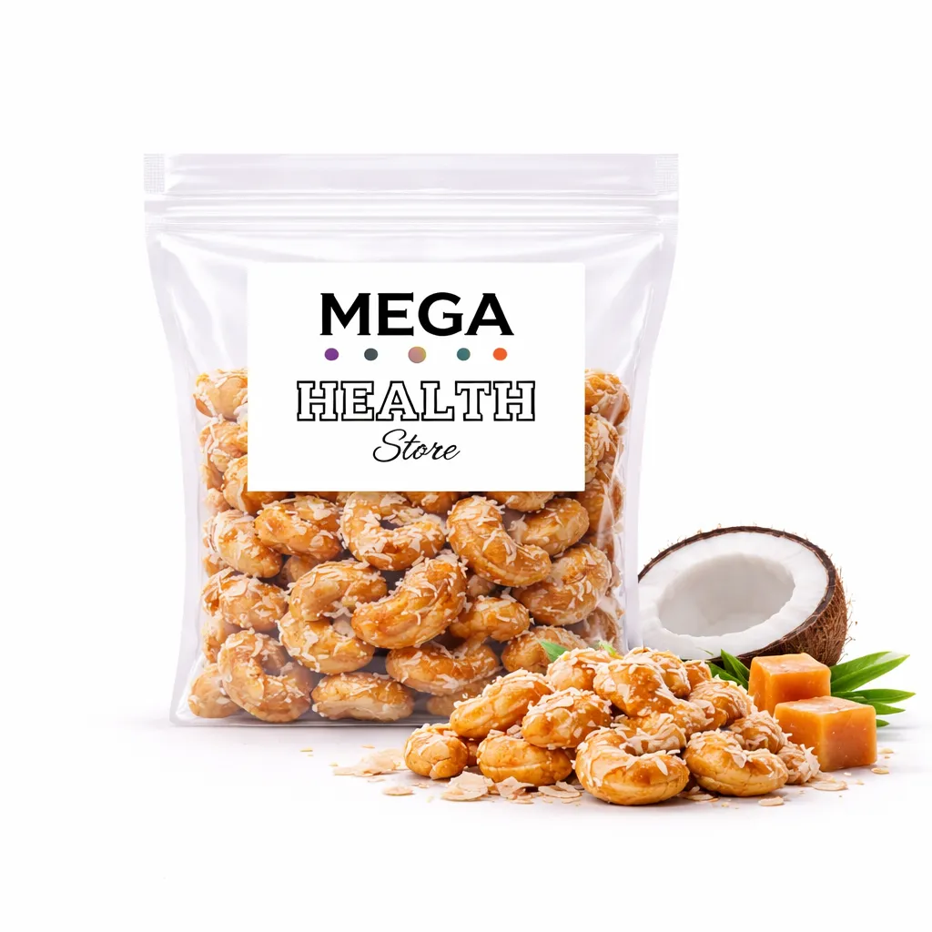 Sugar Free Caramel & Coconut Cashews 100g