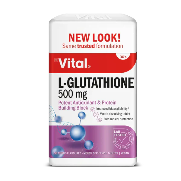 VITAL01_L-Glutathione 500mg Tabs 30