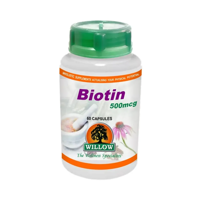 WILL114_Biotin 500 mcg 60 Caps