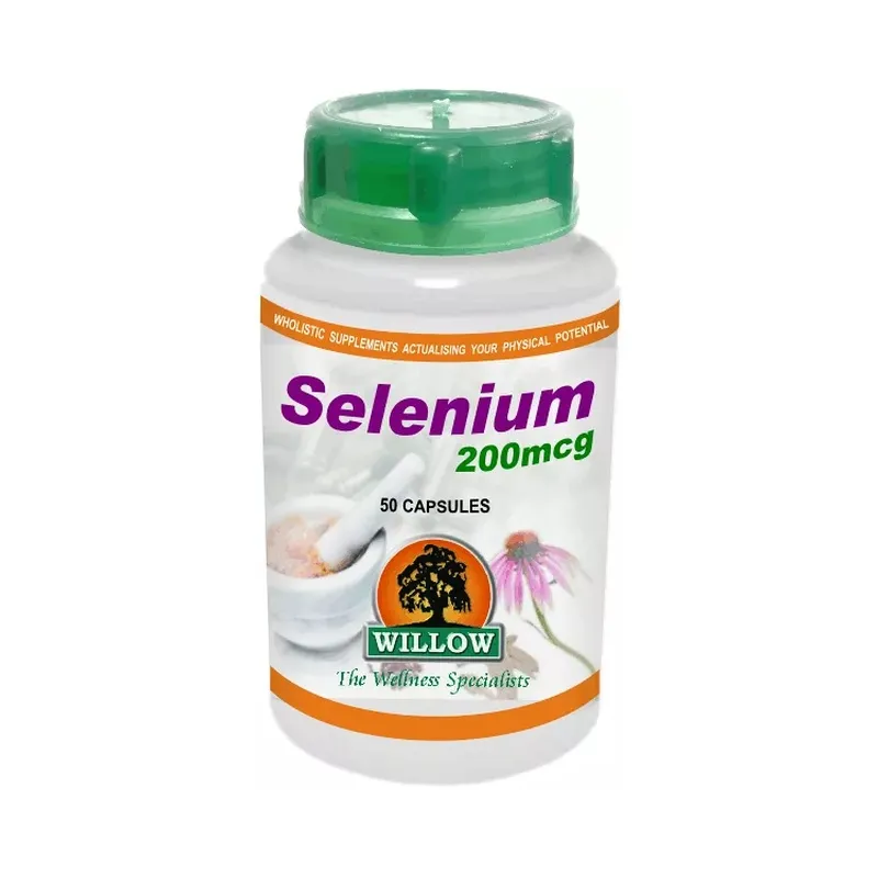 Selenium Capsules 200 mcg 50 Caps