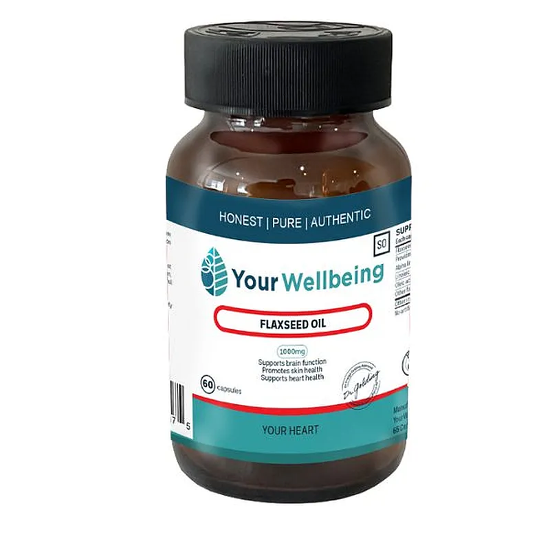 Flaxseed Oil (1000mg) 60 Caps