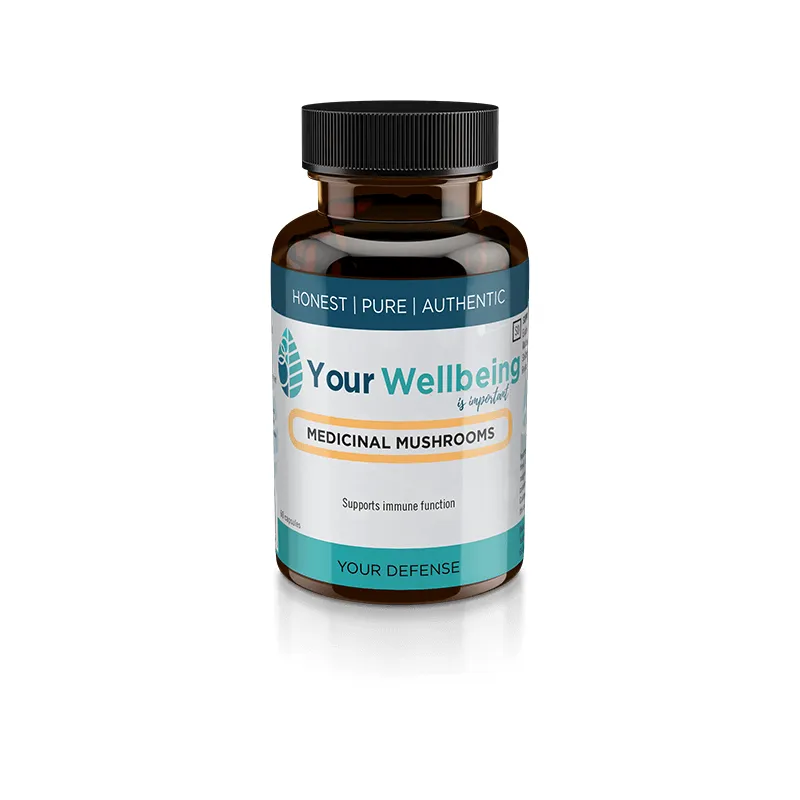 Medicinal Mushrooms (645mg) 60 Caps