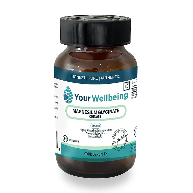 YOWB34_Magnesium Glycinate Chelate (500mg) 60 Caps